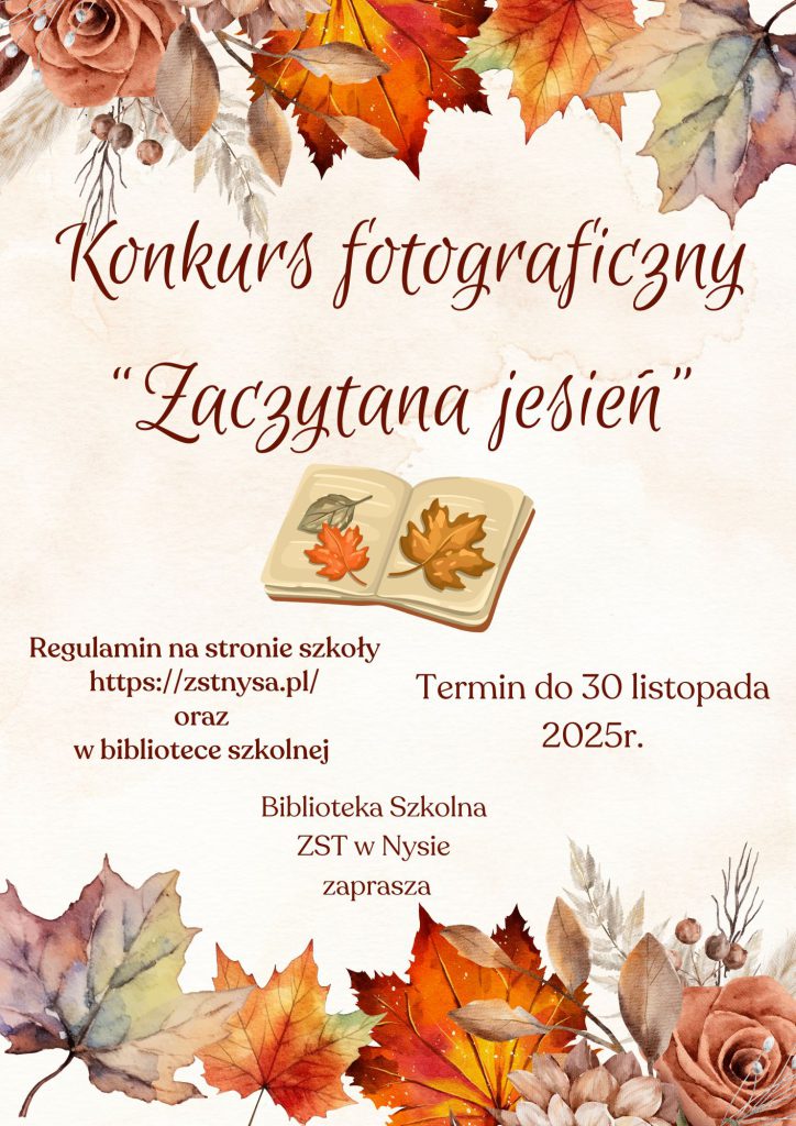 Konkurs fotograficzny „Zaczytana jesień”