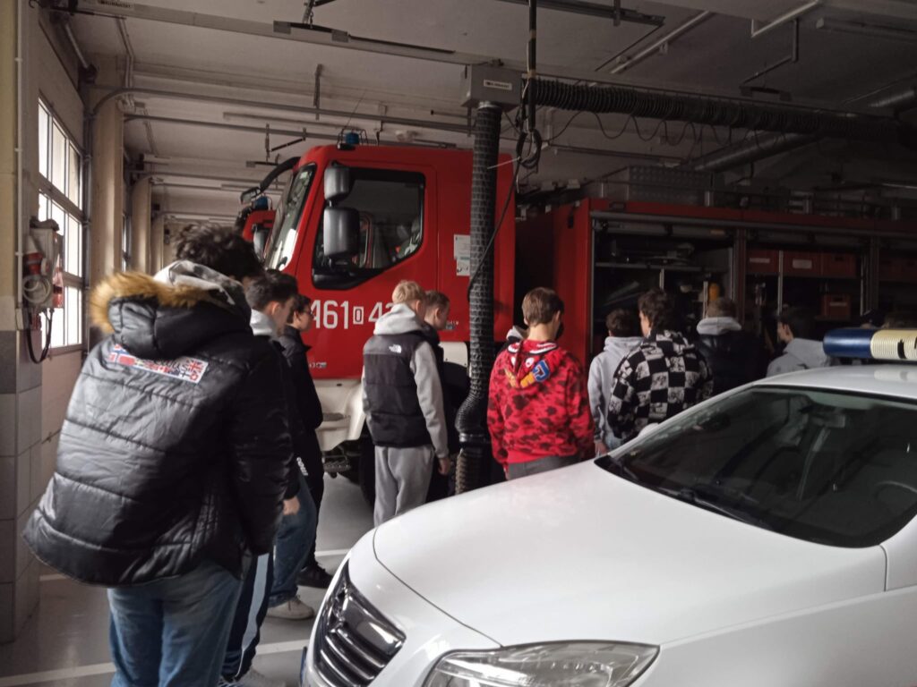 Klasa 1W z wizytą u strażaków!